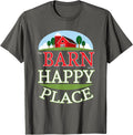 The Barn Is My Happy Place Horse T-shirt for Men Women Kids T-Shirt | Trending 2025 | Top Rated Comfort