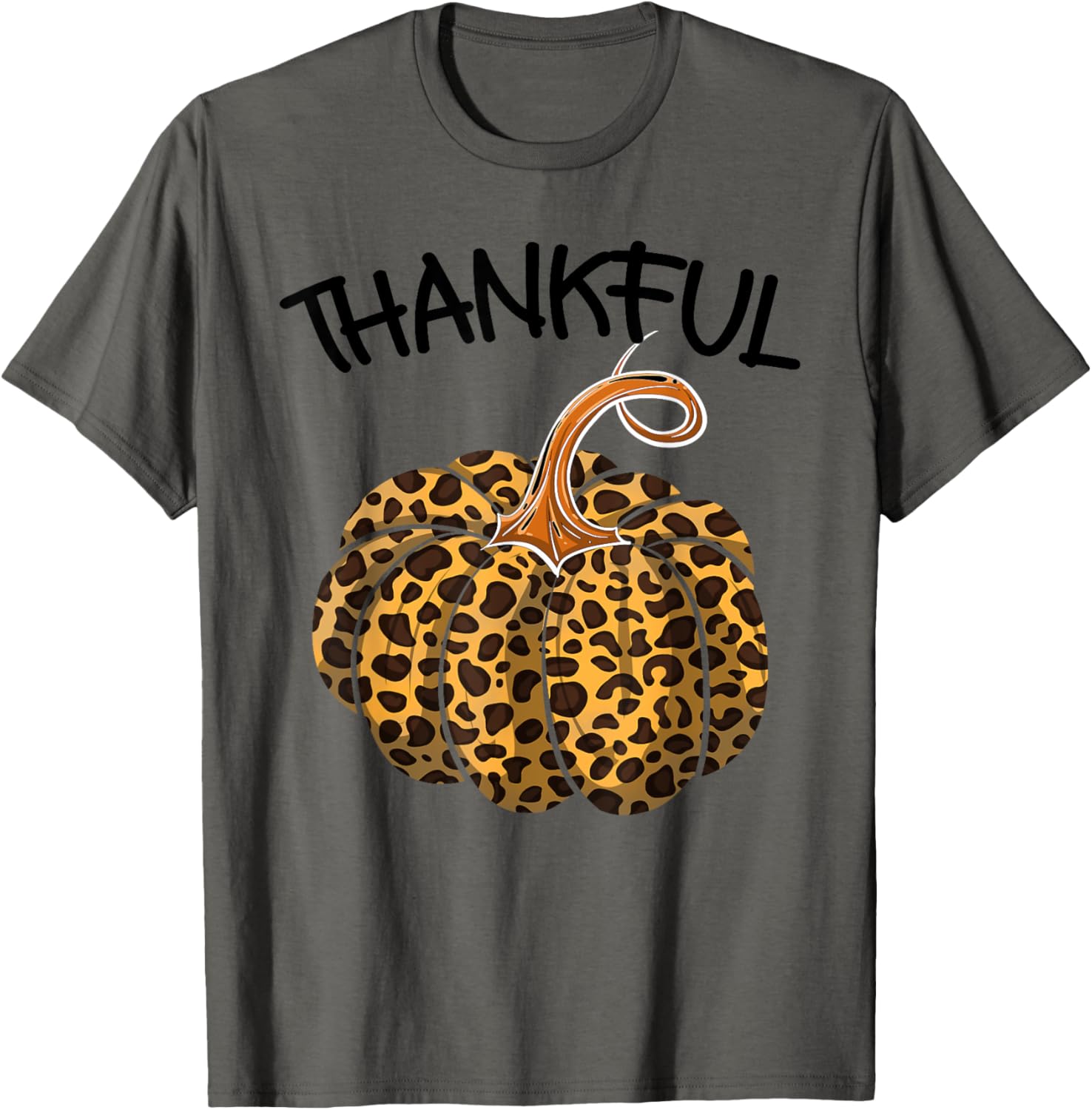 Cool Thankful Funny Leopard Print Pumpkin Thanksgiving Gift Apparel Trending US Hot Right Now