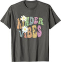 Rainbow KINDER VIBES Retro Kindergarten Leopard Print Apparel High Search Demand Hot Right Now