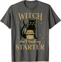 Funny Black Cat Sourdough Starter Bread Halloween Witchy Apparel | Premium Quality | Aesthetic Fit