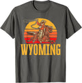Out West Supply Co. Western Threads Wyoming Retro Roping Cowboy Vintage Graphic Apparel | Premium Quality | Best Sell...