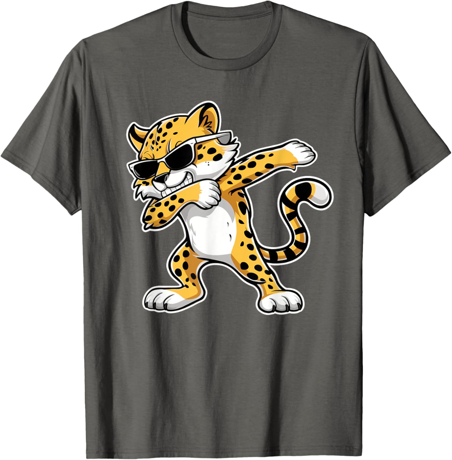 Funny Cheetah Dance For Kids Boys Girls Dabbing Cheetah Cat Apparel Comfort Fit Fan Favorite