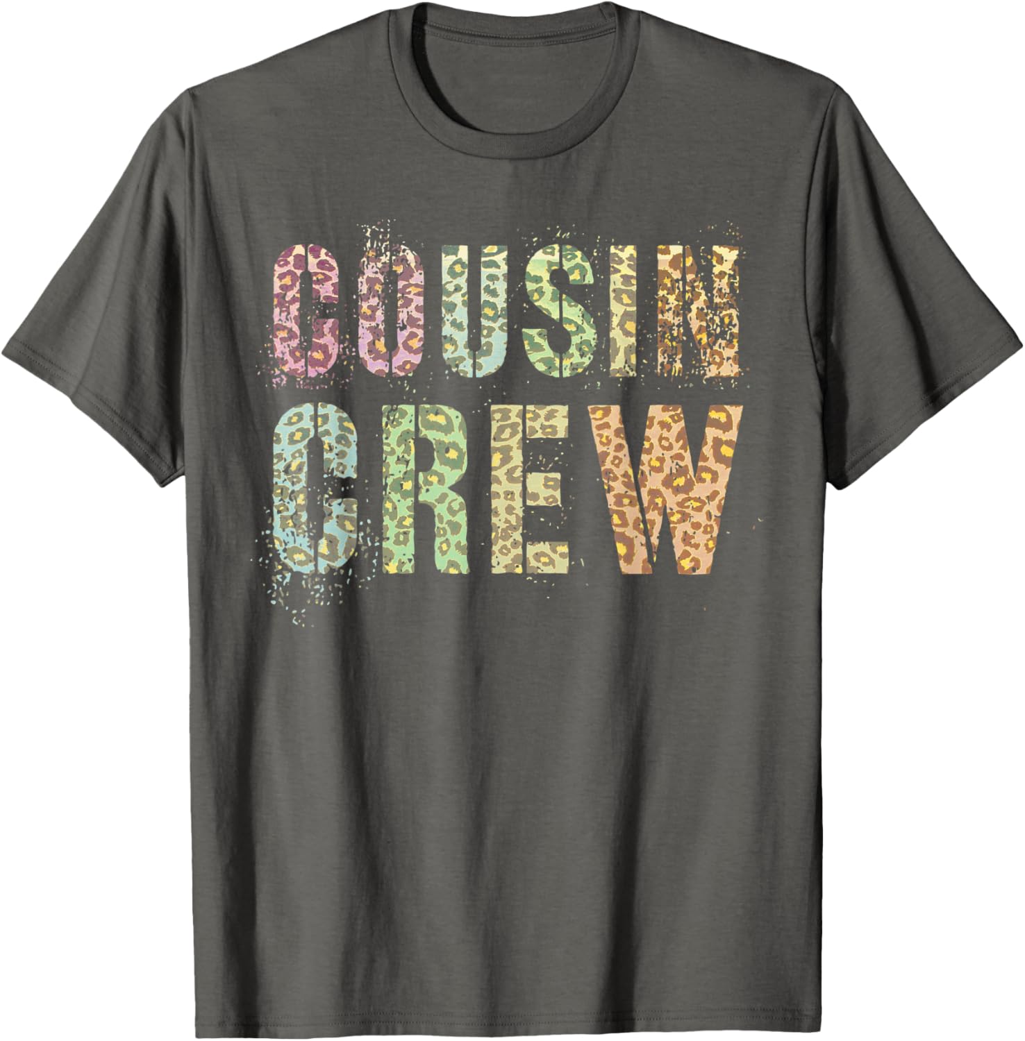 Funny COUSIN CREW Leopard Print Funny Grammy Pawpaw Apparel Trending US Best Seller Look