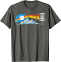 Disc Golf Distressed Mountains & Sun 80s Vintage Apparel | Top Rated | High CTR Title