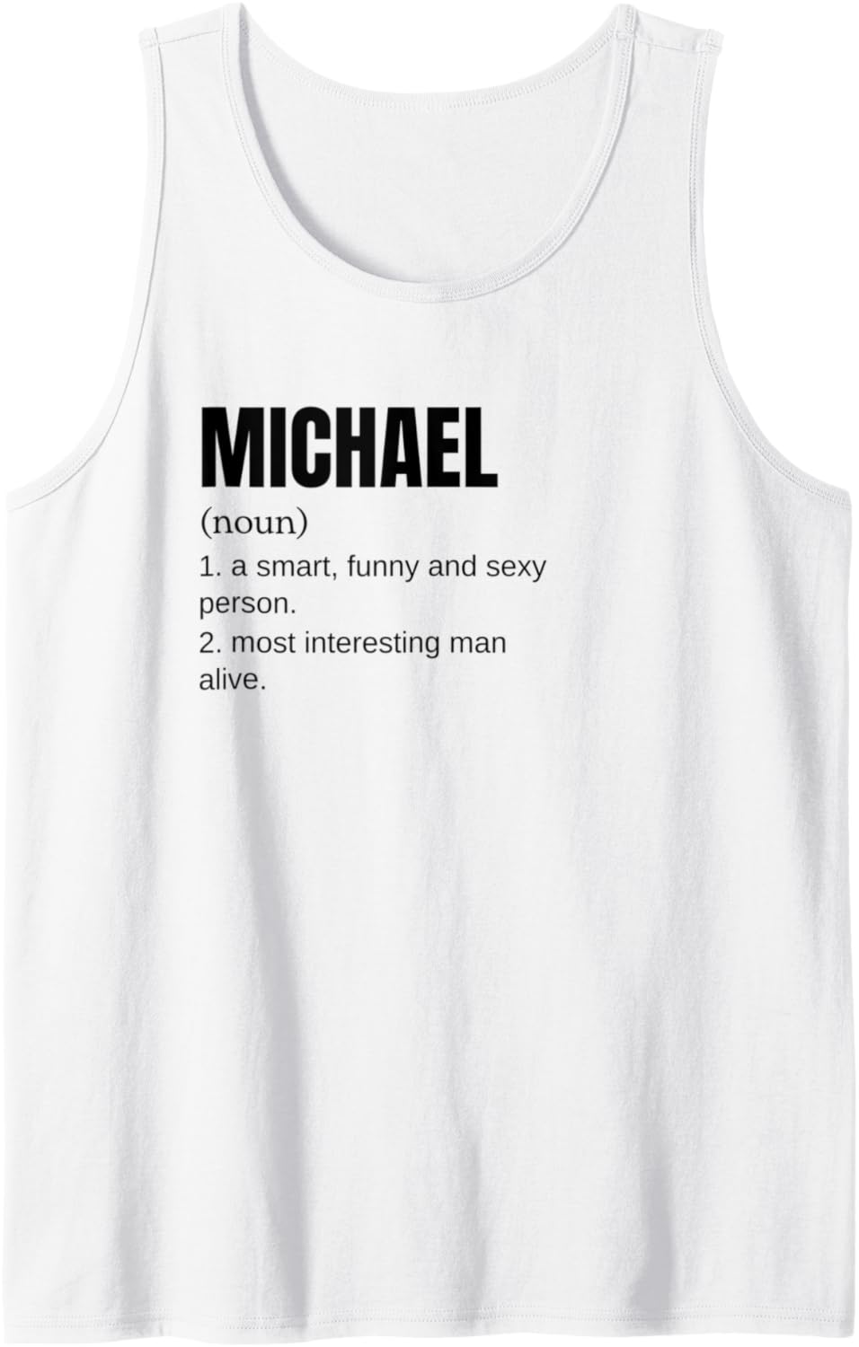 Michael Name Personalized First Name Tank Top Tank Top | Premium Quality
