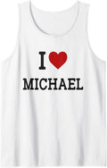 I Heart Michael - I Love Michael - Funny Gift For Michael Tank Top Tank Top | Premium Quality