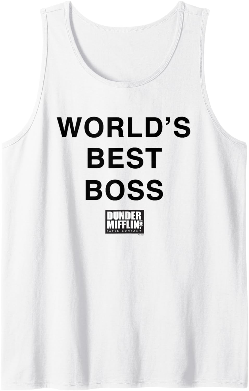 The Office World's Best Boss Michael Scott Tank Top Tank Top | Everyday Casual Wear