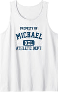 Property of Michael Athletic Department Family Surname Tank Top Tank Top | Everyday Casual Wear