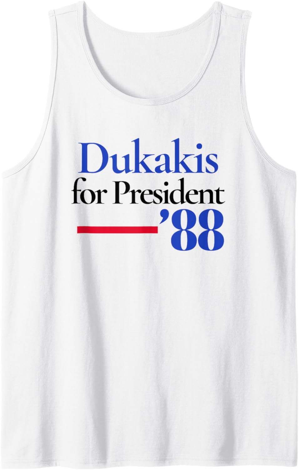 Michael Dukakis for President Campaign Button 1988 Tank Top Tank Top | Everyday Casual Wear