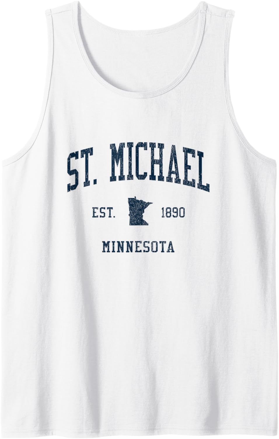 St. Michael MN Vintage Athletic Sports JSN1 Tank Top Tank Top | Viral Streetwear Style