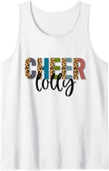 Cheer Lolly Leopard Cheetah Print Retro Trendy Cute Tank Top Tank Top Premium Print Best Seller Look