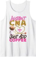 CNA Nurse Certified Nursing Assistant Coffee Leopard Cheetah Tank Top Tank Top Trending US US Top Pick