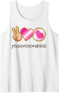 Guinea Pig Leopard Cheetah Peace Love Wheek Tank Top Tank Top Viral TikTok Find Fan Favorite
