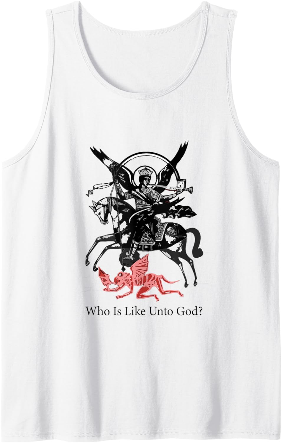 Quis ut Deus Saint Archangel Michael Tank Top Tank Top | Premium Quality