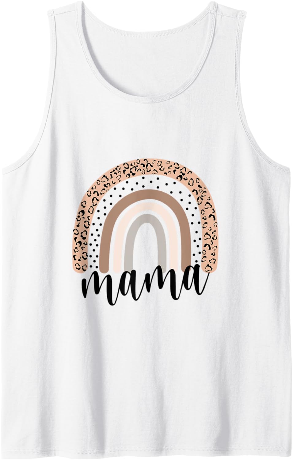 Mama Leopard Rainbow Cheetah Print Mommy Mothers Day Tank Top Tank Top Viral TikTok Find Gift Ready