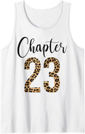 23 Year Birthday Party Leopard Print 23rd Birthday Crew Tank Top Tank Top Viral TikTok Find Best Seller Look