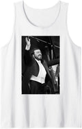 Luciano Pavarotti Italian Opera Singer by Michael Grecco Tank Top Tank Top | Everyday Casual Wear