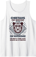Cheetahs Are Awesome Funny Cheetah Mom Dad Tank Top Tank Top Trending US Hot Right Now