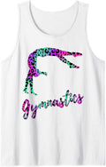 Wild Gymnastics Girl Cheetah Print Gymnast Purple Leopard Tank Top Tank Top Streetwear Style Gift Ready