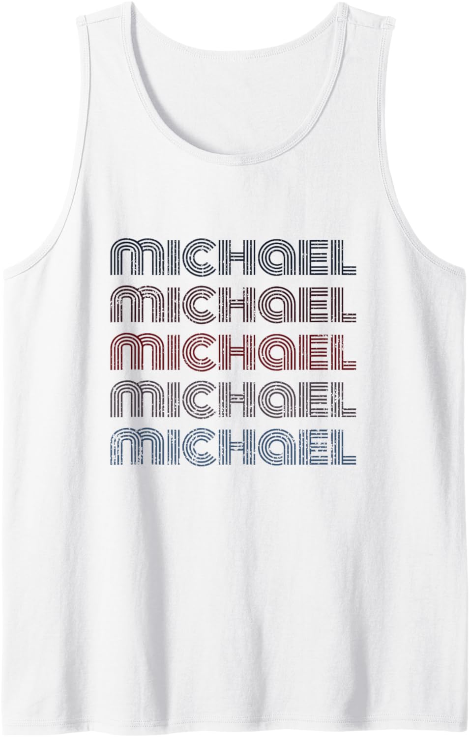 70s Vintage Personalized First Name Michael Tank Top Tank Top | US Best Seller