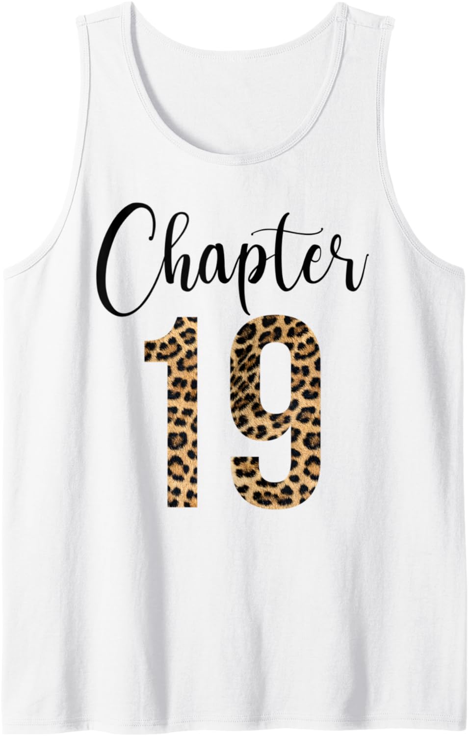 19 Year Birthday Party Leopard Print 19th Birthday Crew Tank Top Tank Top High Search Demand Gift Ready
