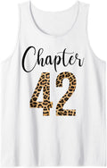 42 Year Birthday Party Leopard Print 42nd Birthday Crew Tank Top Tank Top Viral TikTok Find Best Seller Look
