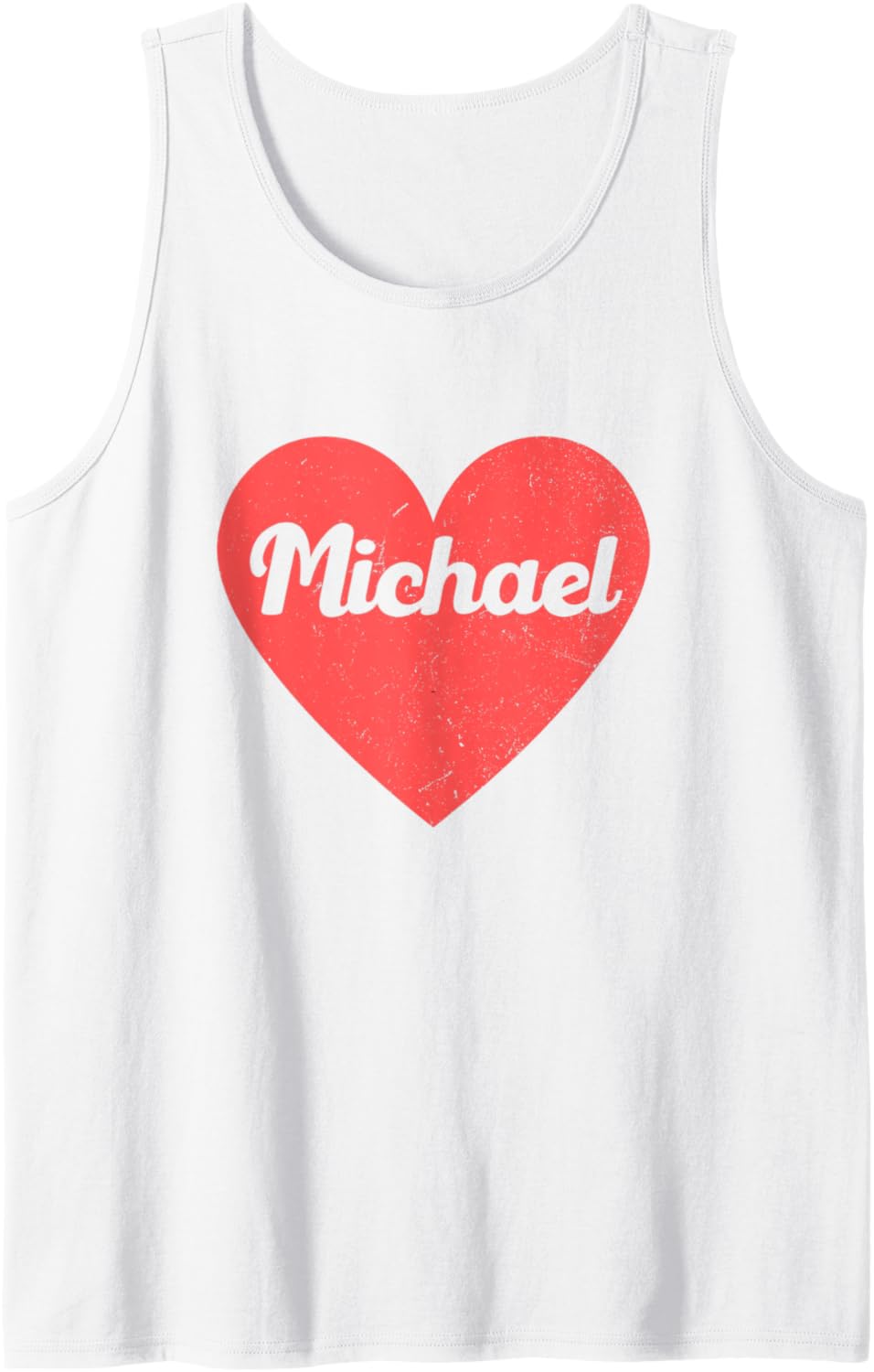 I Heart Michael - First Names And Hearts, I Love Michael Tank Top Tank Top | Perfect Gift Idea