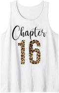 16 Year Birthday Party Leopard Print 16th Birthday Crew Tank Top Tank Top Comfort Fit Everyday Wear