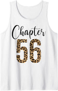 56 Year Birthday Party Leopard Print 56th Birthday Crew Tank Top Tank Top Premium Print Fan Favorite