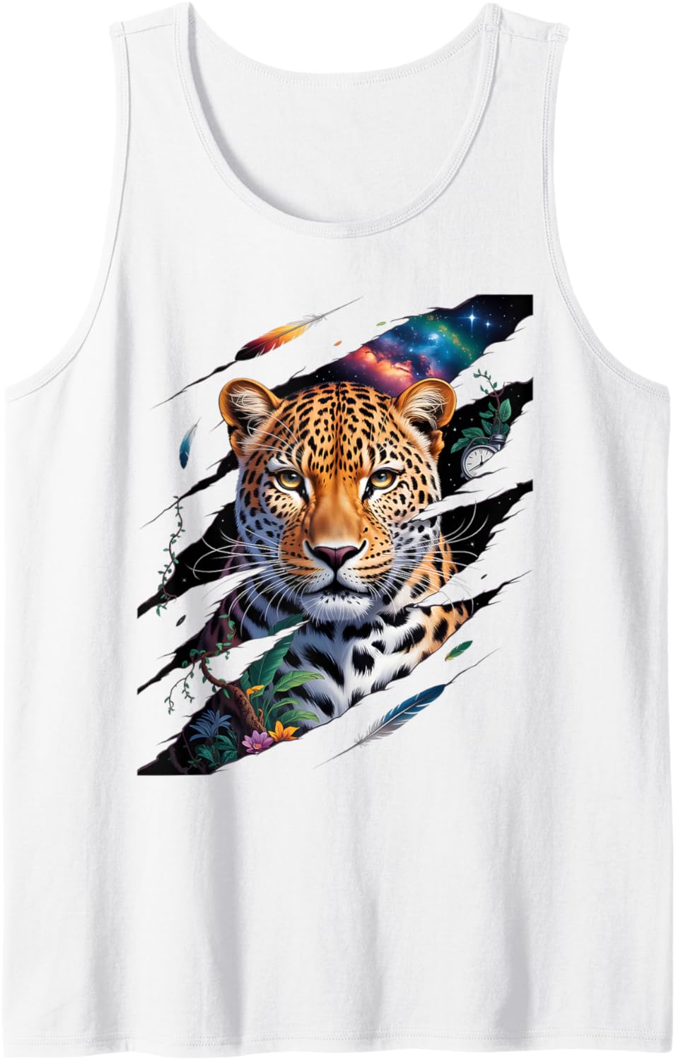 Leopard Cheetah Tiger Leopard Face Lion Cat Men Women Tank Top Tank Top Trending US Hot Right Now