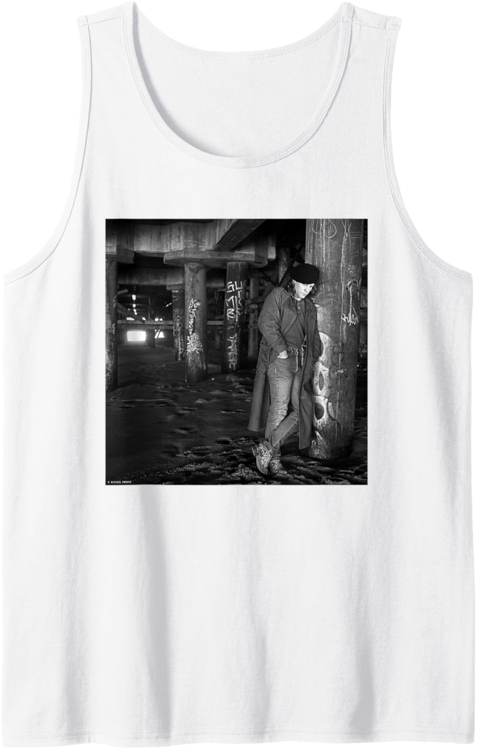Jon Bon Jovi Under Boardwalk Photo by Michael Grecco Tank Top Tank Top | Perfect Gift Idea