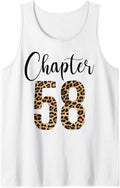 58 Year Birthday Party Leopard Print 58th Birthday Crew Tank Top Tank Top Premium Print Best Seller Look