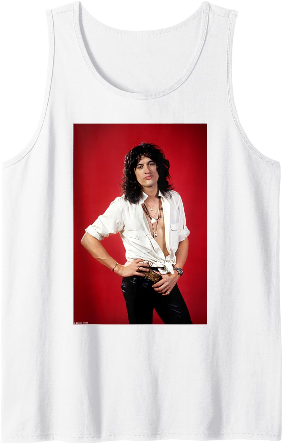 Aerosmith Joe Perry 1984 by Michael Grecco Tank Top Tank Top | Viral Streetwear Style