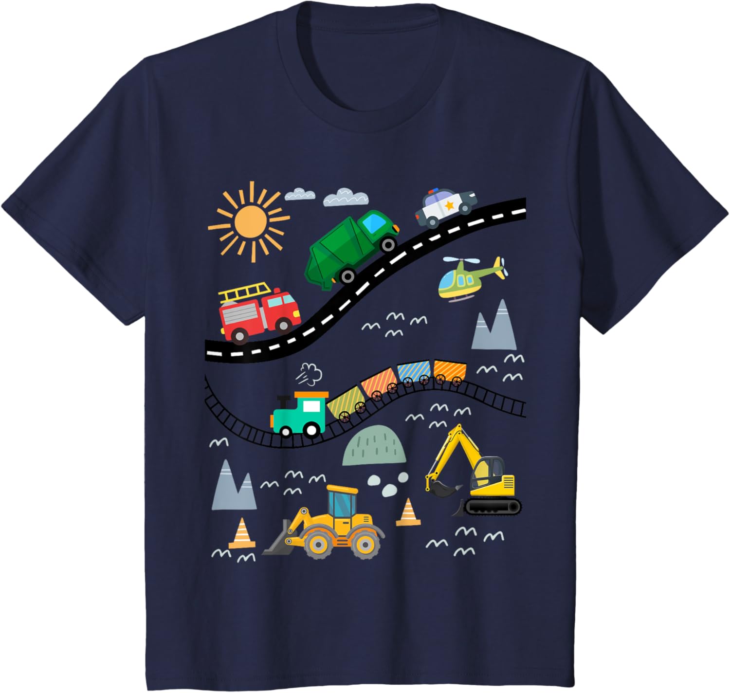 Kids Cars Trucks Vehicle Things That Go Places Toddler Little Boy Apparel | US Viral Pick | Aesthetic Casual Look