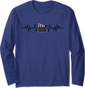Heartbeat Director Clapboard, Filmmaker Gift Long Sleeve Apparel | US Viral Style | Comfort Daily Wear