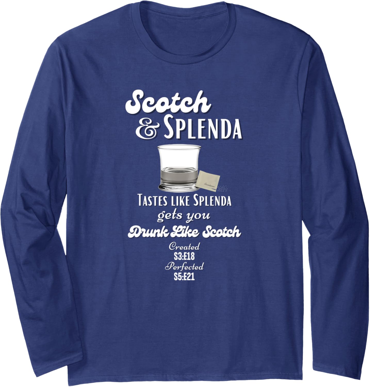 Scotch and Splenda The Office Michael Long Sleeve Apparel | Viral Streetwear Style