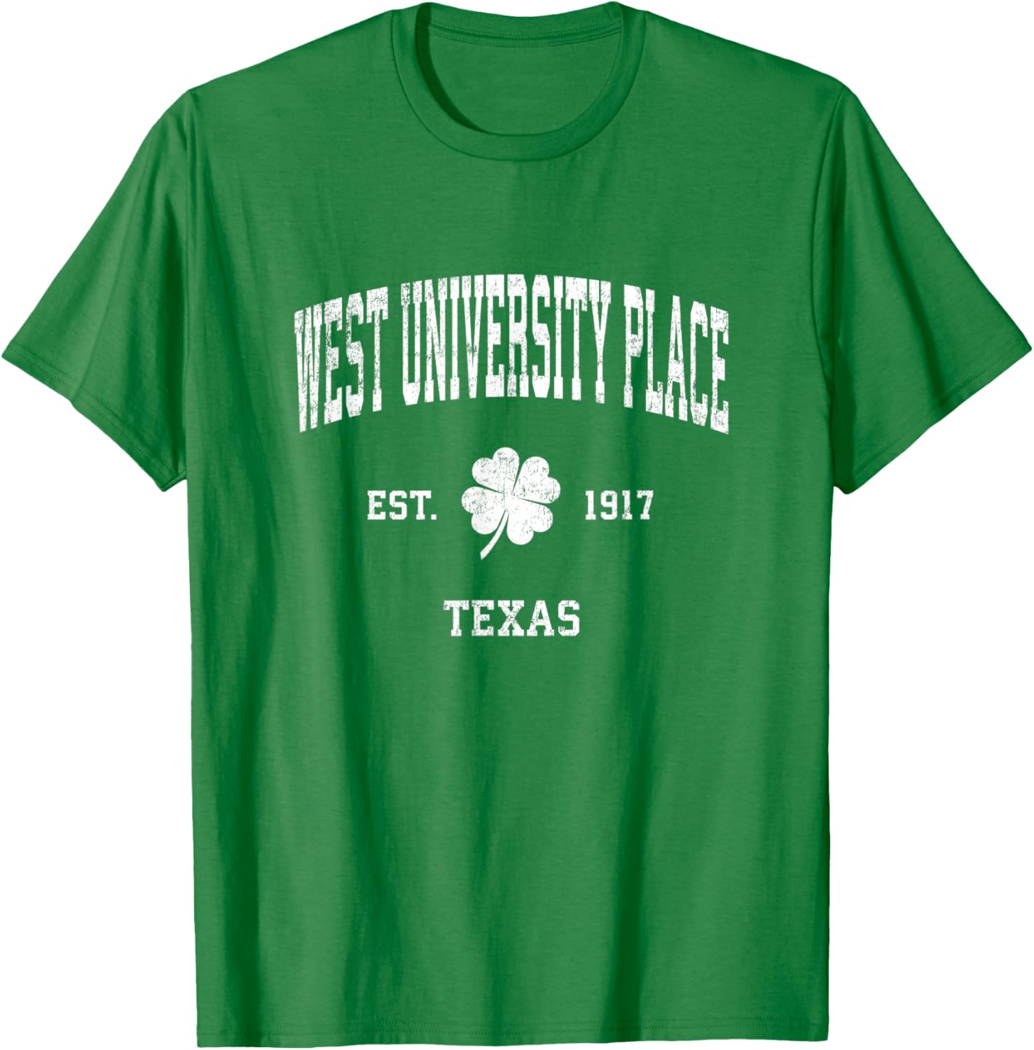 West University Place Texas Vintage Shamrock Sports Apparel | Top Conversion Title | Customer Favorite