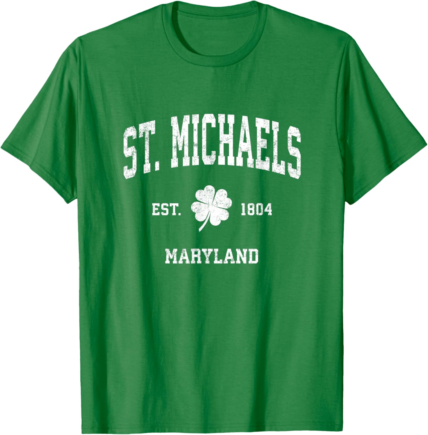 St. Michaels Maryland Vintage Shamrock Sports Apparel | Viral Streetwear Style