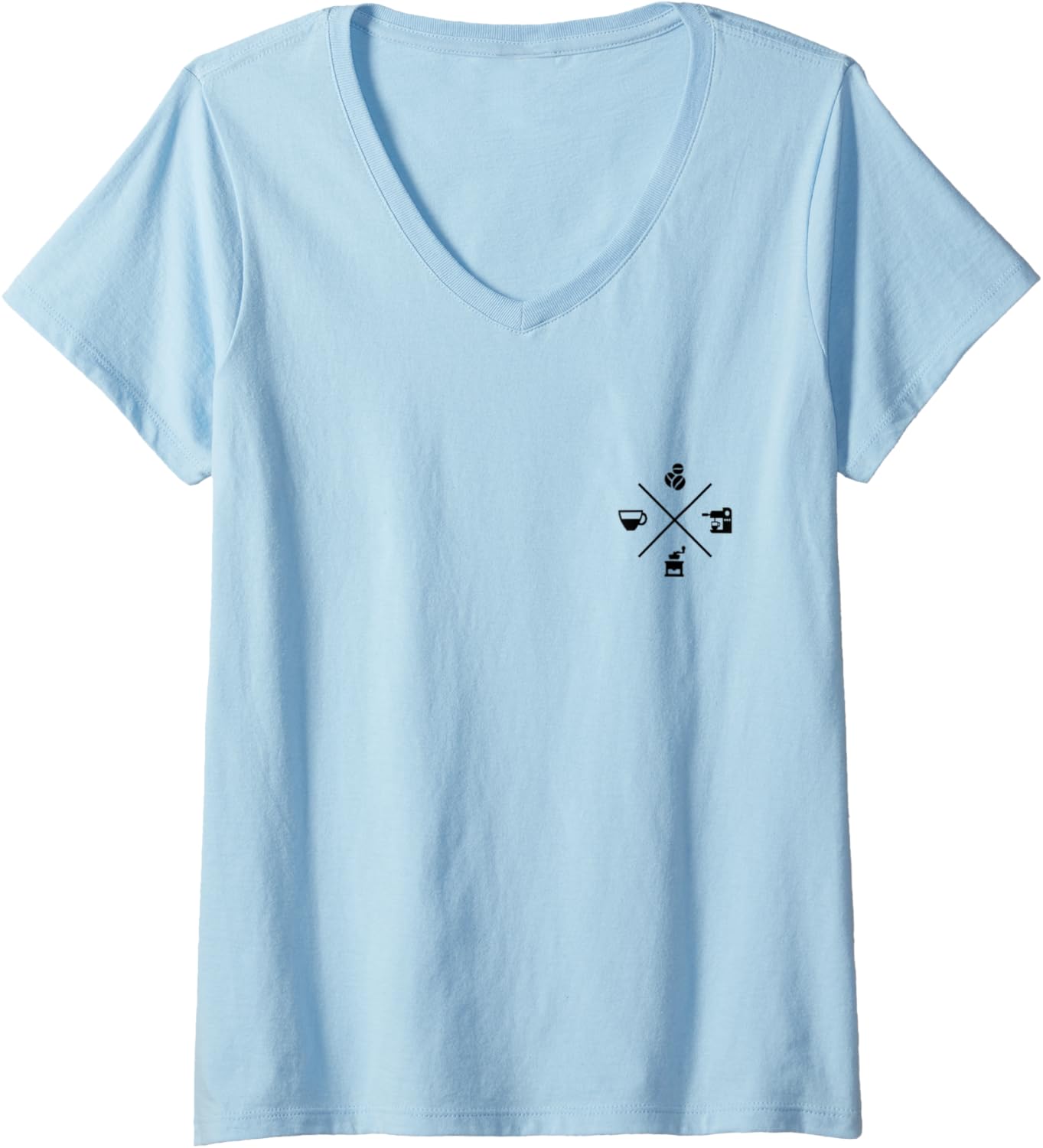 Womens Barista Coffee Espresso Cappuccino Maker V-Neck Apparel | Trending 2025 | Comfort Daily Wear