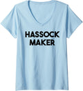 Womens Hassock Maker V-Neck Apparel | Premium Quality | Must-Have Style