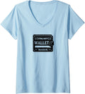 Womens Wallet Maker V-Neck Apparel | High Search Volume | Perfect Gift Idea