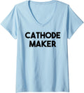 Womens Cathode Maker V-Neck Apparel | Trending 2025 | Aesthetic Fit