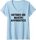 Womens Retired Die Maker Apprentice V-Neck Apparel | Best Seller Pick | Comfort Daily Wear