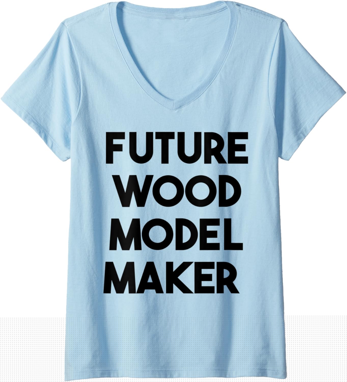 Womens Future Wood Model Maker V-Neck Apparel | Premium Quality | Comfort Daily Wear
