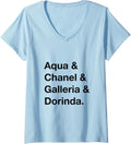 Womens Disney Channel The Cheetah Girls Name List V Neck Apparel Viral TikTok Find Everyday Wear