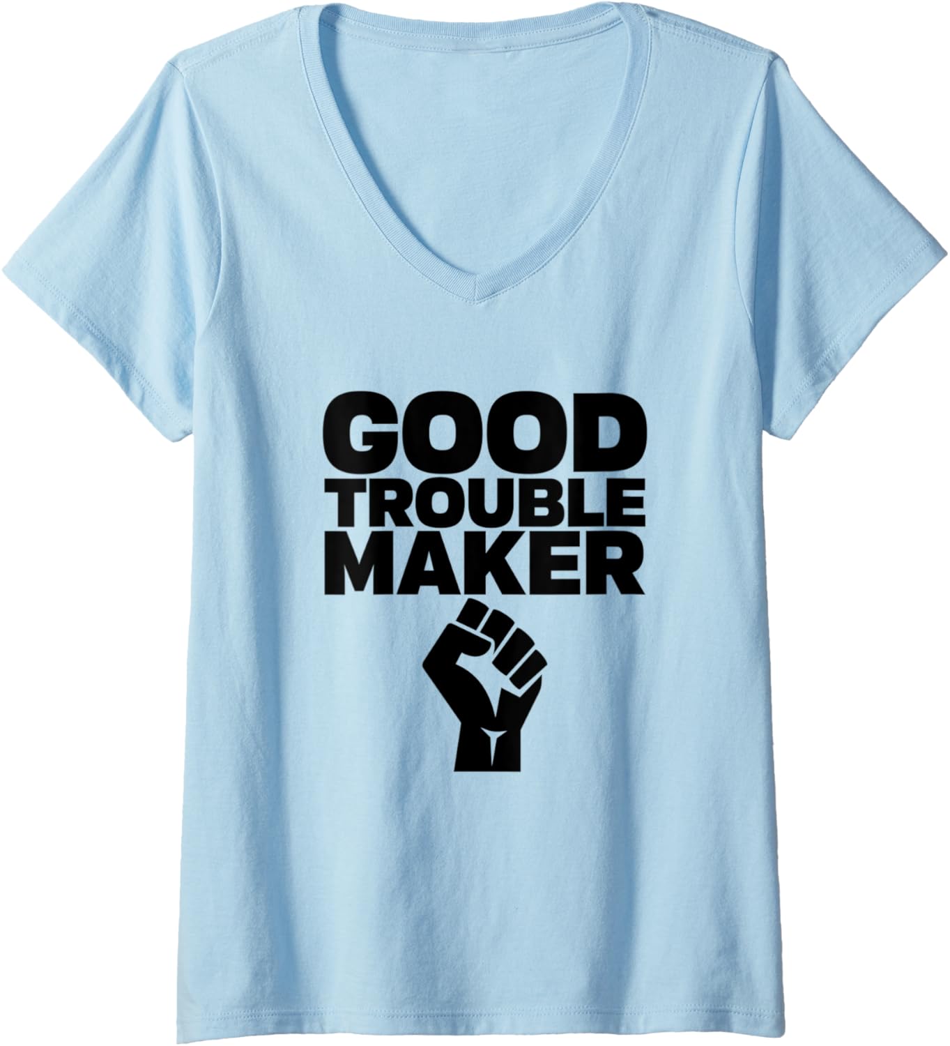 Womens Good Troublemaker V-Neck Apparel | Trending 2025 | Must-Have Style