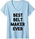 Womens Best Belt Maker Ever V-Neck Apparel | Best Seller Pick | Must-Have Style