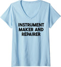 Womens Instrument Maker And Repairer V-Neck Apparel | Best Seller Pick | Comfort Daily Wear