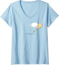 Womens Dr. Seuss Oh the Places You'll Go Oh, the Places.. Balloon V-Neck Apparel | Top Conversion Title | Perfect Gift Choice