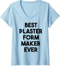 Womens Best Plaster Form Maker Ever V-Neck Apparel | Best Seller Pick | Comfort Daily Wear